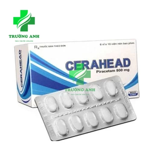 Cerahead 800mg - Thuốc điều trị các triệu chứng chóng mặt